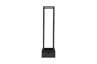Suporte vertical para lenha - Preto