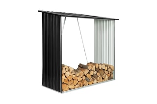 Abrigo para lenha - 16,3 x 15,4 x 8,3 m - 2 m²