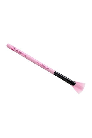 Pincel leque para unhas - Rosa