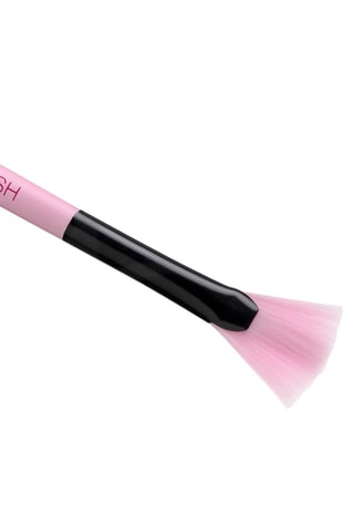Pincel leque para unhas - Rosa