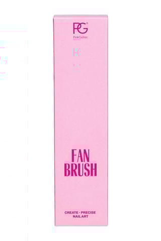 Pincel leque para unhas - Rosa