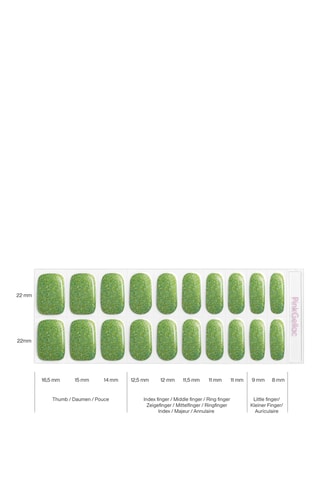 Autocolantes para unhas - 035 Sparkling Green