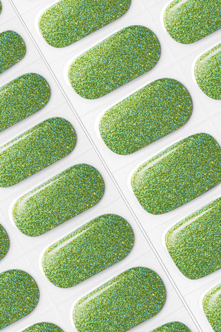 Autocolantes para unhas - 035 Sparkling Green