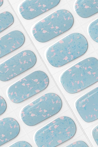 Autocolantes para unhas - 009 Holographic Blue