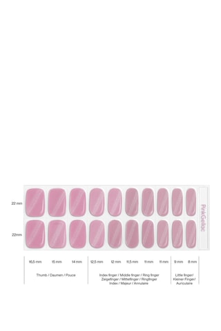 Autocolantes para unhas - 018 Cat Eye Blushing Pink
