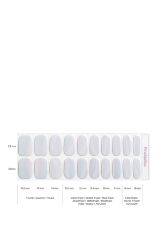 Autocolantes para unhas - 011 Fairytale Chrome