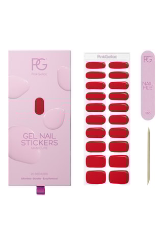 Autocolantes para unhas - 034 Rocking Red