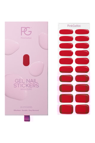 Autocolantes para unhas - 034 Rocking Red