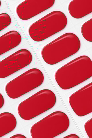 Autocolantes para unhas - 034 Rocking Red