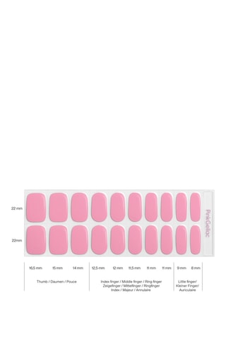 Autocolantes para unhas - 045 Poppy Pink