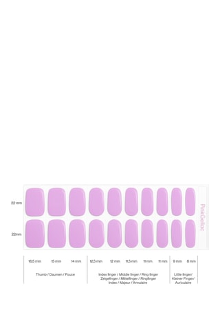 Autocolantes para unhas - 038 Soft Lavender