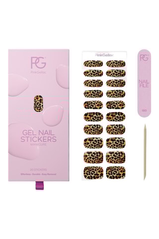 Autocolantes semi-permanentes para unhas - 028 Lavish Leopard