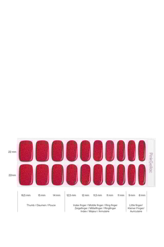 Autocolantes para as unhas - 036 Sparkling Cherry