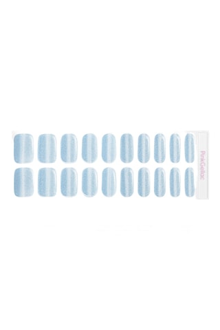 Autocolantes para as unhas - 026 Cat Eye Misty Blue