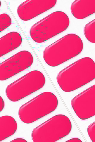 Autocolantes para as unhas - 023 Rosy Red