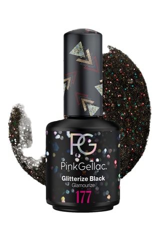 Verniz - 177 Glitterize Black - 15 ml