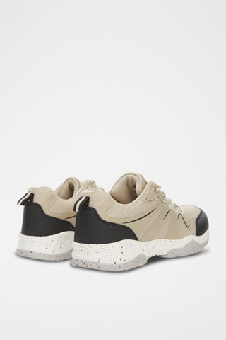 Tennis combinées à lacets - Taupe
