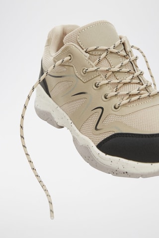 Tennis combinées à lacets - Taupe
