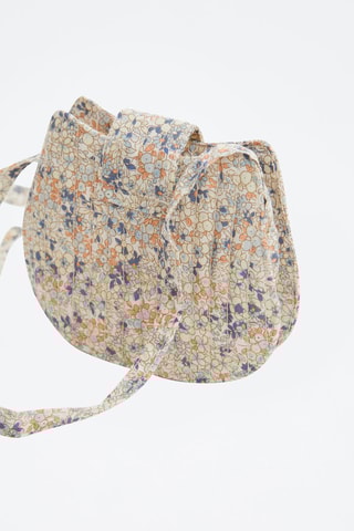Sac imprimé floral - Bleu
