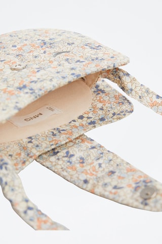 Sac imprimé floral - Bleu