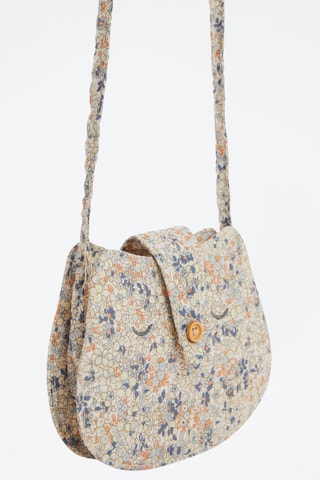 Sac imprimé floral - Bleu