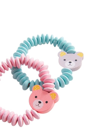 Pack 2 bracelets perles - Rose