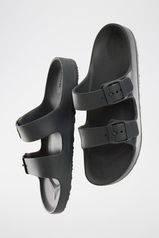 Claquettes boucles - Anthracite