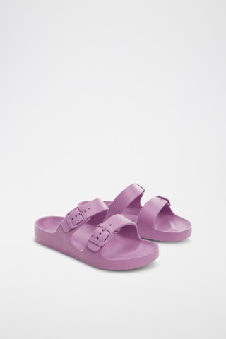 Claquettes boucles - Mauve