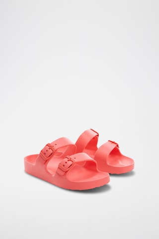 Claquettes boucles - Corail