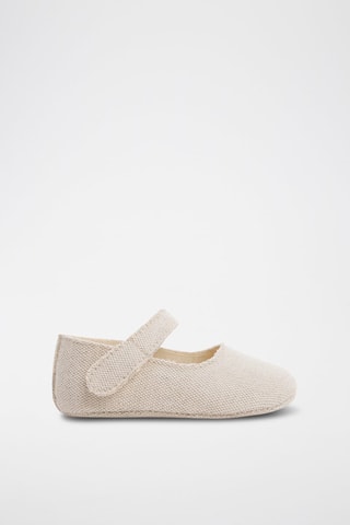 Ballerines lacées - Beige
