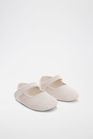 Ballerines lacées - Beige