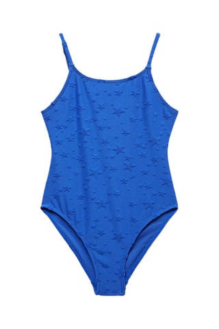 Maillot de bain imprimé étoiles - Bleu électrique
