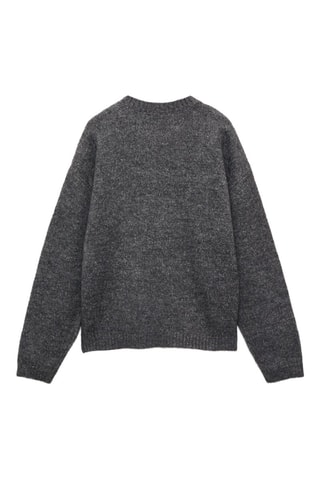 Pull-over maille sequins - Anthracite
