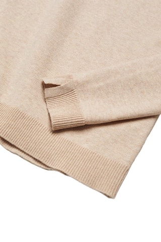 Pull-over col roulé - Sable