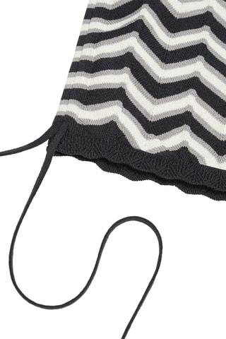 Pull-over maille asymétrique - Noir