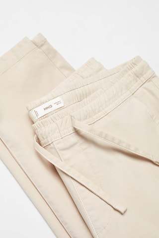 Pantalon droit taille élastique - Gris