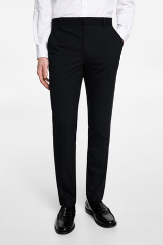 Pantalon de costume slim fit - Noir