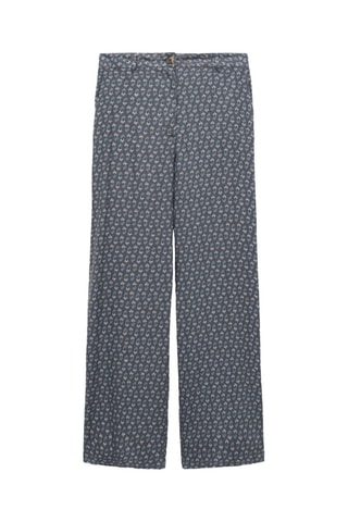 Pantalon droit imprimé - Anthracite