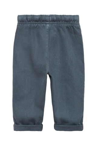 Pantalon coton à poches - Pétrole