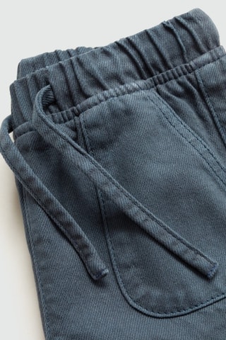 Pantalon coton à poches - Pétrole