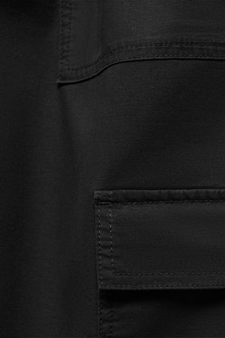 Pantalon cargo fluide - Noir