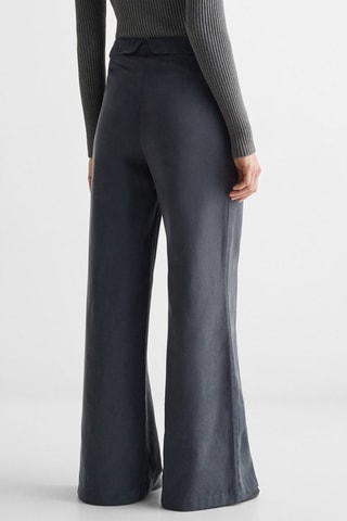 Pantalon taille retournée - Anthracite