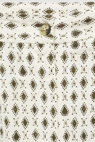 Pantalon imprimé géométrique - Blanc cassé
