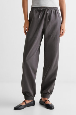 Pantalon jogger coton - Anthracite