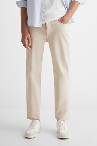 Pantalon regular-fit coton - Beige