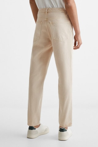 Pantalon regular-fit coton - Beige