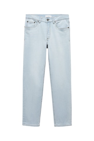 Jean slim boutons - Bleu clair