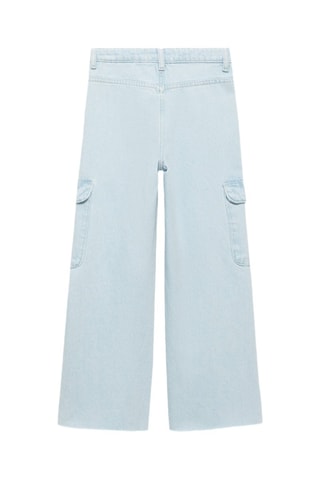 Jean cargo poches - Bleu clair