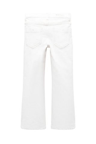 Jean flare poches - Blanc