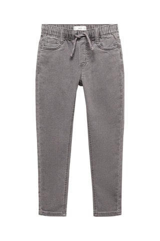 Jean taille élastique - Gris